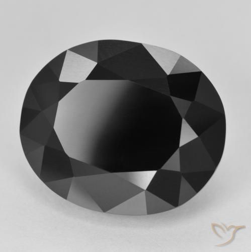 Turmalina Chorlo natural de 20.06 ct, Ovalada, Opaco