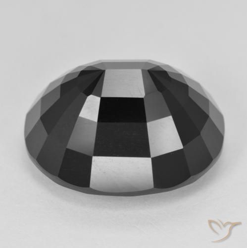 Turmalina Chorlo natural de 20.06 ct, Ovalada, Opaco