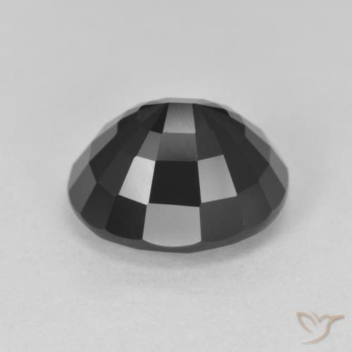 Turmalina Chorlo natural de 5.61 ct, Ovalada, Opaco