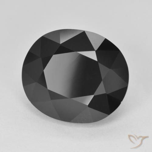 Turmalina Chorlo natural de 11.10 ct, Ovalada, Opaco