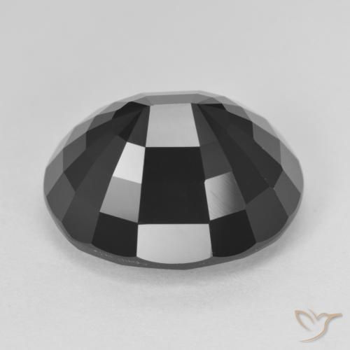 Turmalina Chorlo natural de 15.33 ct, Ovalada, Opaco
