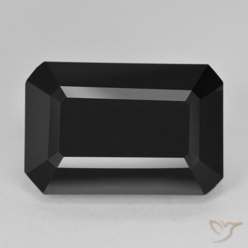 17.95ct Natural Chorlo Turmalina, corte esmeralda, Opaco