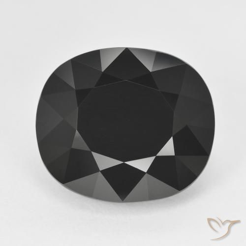 15.15ct Natural Chorlo Turmalina, Forma Cojín, Opaco