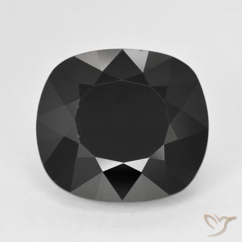 13.87ct Natural Chorlo Turmalina, Forma Cojín, Opaco