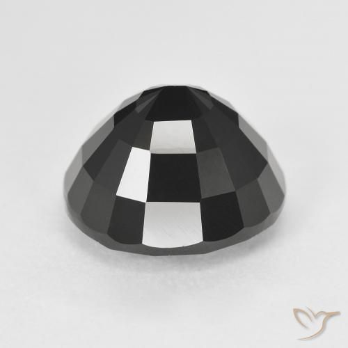 Turmalina Chorlo natural de 7.56 ct, Ovalada, Opaco