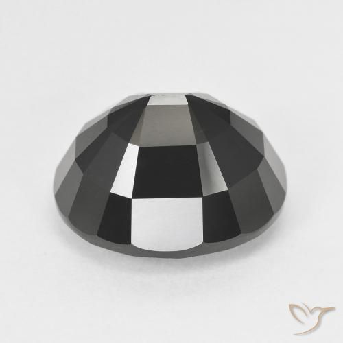 Turmalina Chorlo natural de 7.58 ct, Ovalada, Opaco