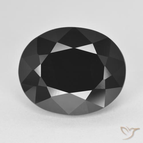 13.51ct Natural Chorlo Turmalina, Ovalada, Opaco