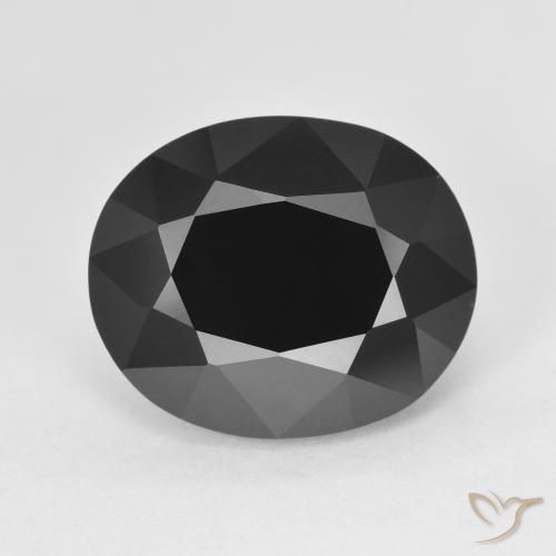 7.36ct Natural Chorlo turmalina, Ovalada, Opaco