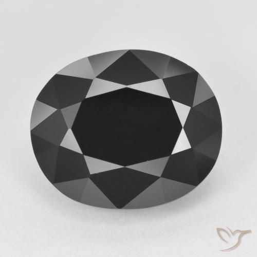10.44ct Natural Chorlo turmalina, Ovalada, Opaco