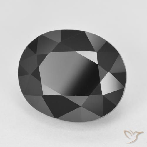 Turmalina Chorlo natural de 10.44 ct, Ovalada, Opaco