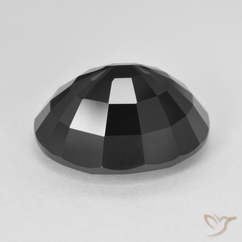 Turmalina Chorlo natural de 10.65 ct, Ovalada, Opaco
