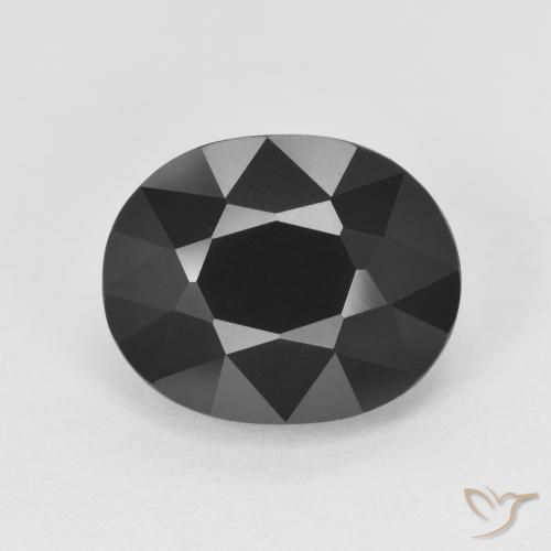 5.80ct Natural Chorlo turmalina, Ovalada, Opaco