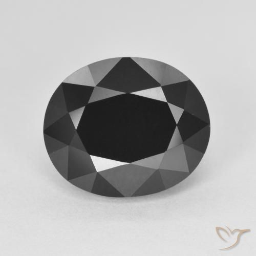 6.23ct Natural Chorlo turmalina, Ovalada, Opaco