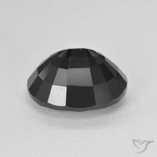 Turmalina Chorlo natural de 6.23 ct, Ovalada, Opaco