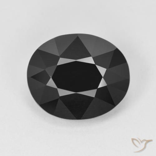 5.23ct Natural Chorlo Turmalina, Ovalada, Opaco
