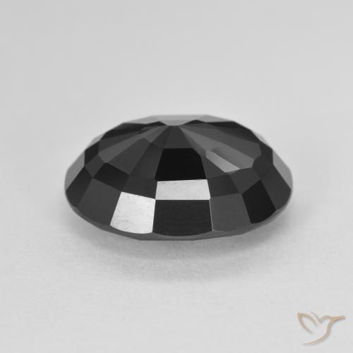 Turmalina Chorlo natural de 5.23 ct, Ovalada, Opaco