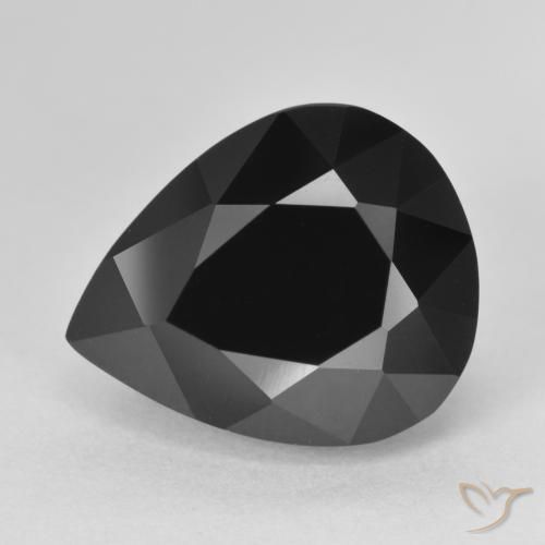 8.44ct Natural Chorlo Turmalina, En forma de pera, Opaco