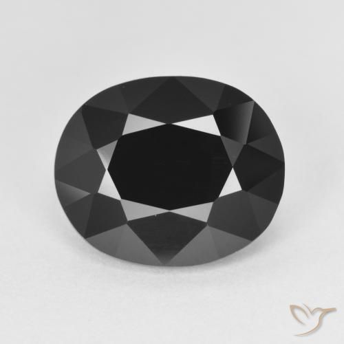 5.01ct Natural Chorlo turmalina, Ovalada, Opaco
