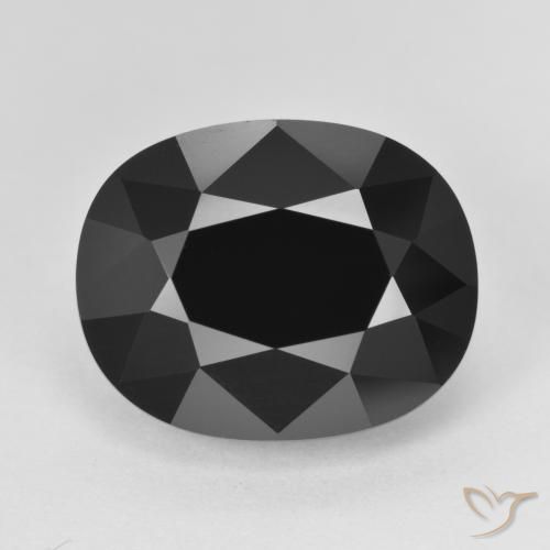 15.03ct Natural Chorlo turmalina, Ovalada, Opaco