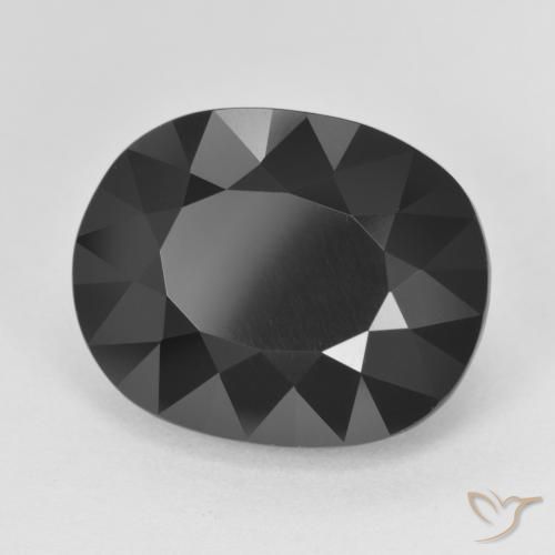Turmalina Chorlo natural de 11.68 ct, Ovalada, Opaco