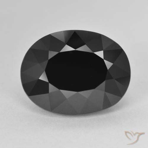 11.12ct Natural Chorlo turmalina, Ovalada, Opaco