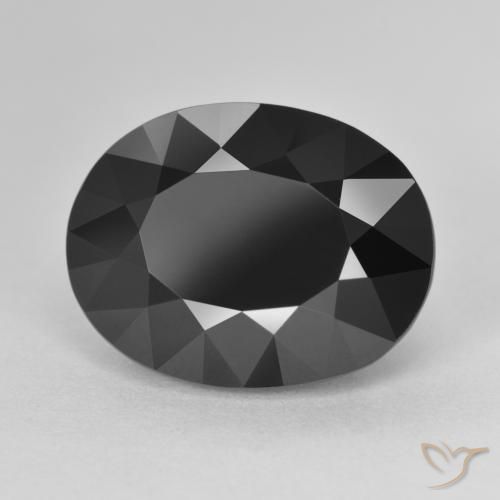 Turmalina Chorlo natural de 11.12 ct, Ovalada, Opaco