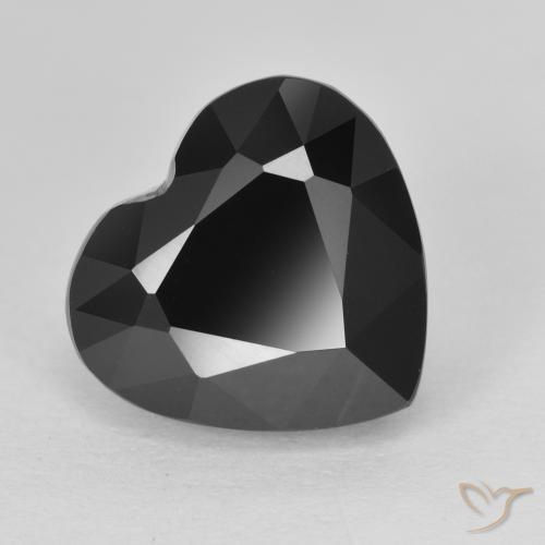 6.03ct Natural Chorlo turmalina, Corazón, Opaco