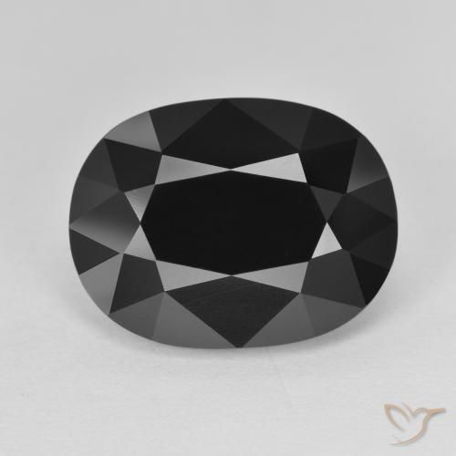 11.60ct Natural Chorlo turmalina, Ovalada, Opaco