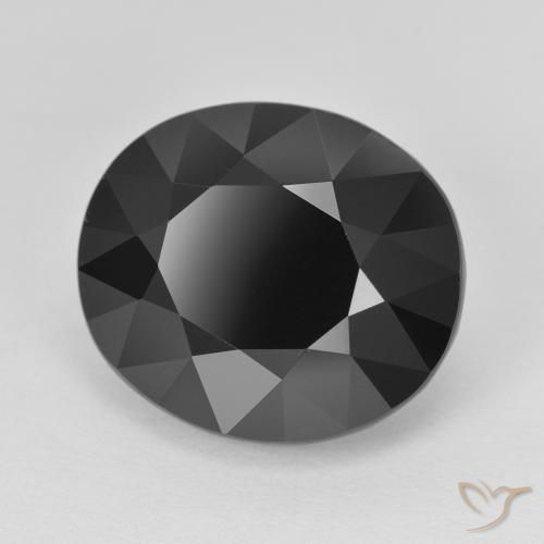 Turmalina Chorlo natural de 12.17 ct, Ovalada, Opaco