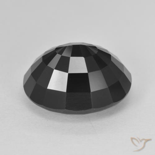 Turmalina Chorlo natural de 12.17 ct, Ovalada, Opaco