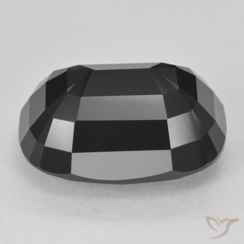 Turmalina Chorlo natural de 14.90 ct, Forma Cojín, Opaco