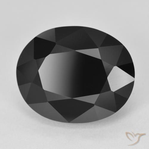 Turmalina Chorlo natural de 11.49 ct, Ovalada, Opaco