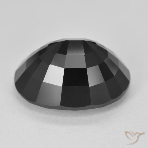 Turmalina Chorlo natural de 11.49 ct, Ovalada, Opaco
