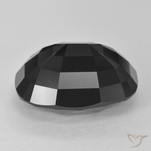 Turmalina Chorlo natural de 13.95 ct, Forma Cojín, Opaco
