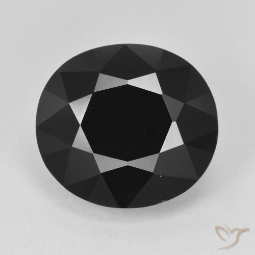 8.99ct Natural Chorlo turmalina, Ovalada, Opaco