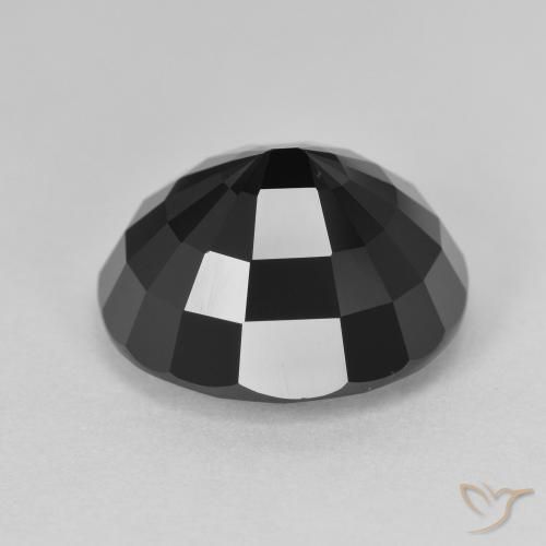 Turmalina Chorlo natural de 8.99 ct, Ovalada, Opaco