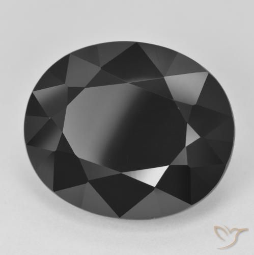 Turmalina Chorlo natural de 28.39 ct, Ovalada, Opaco