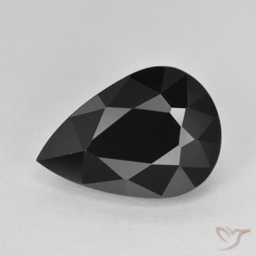 7.64ct Natural Chorlo Turmalina, En forma de pera, Opaco