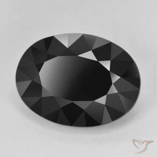 Turmalina Chorlo natural de 11.42 ct, Ovalada, Opaco