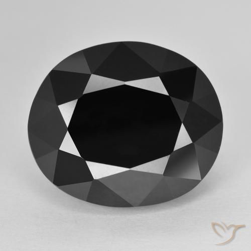 16.70ct Natural Chorlo turmalina, Ovalada, Opaco