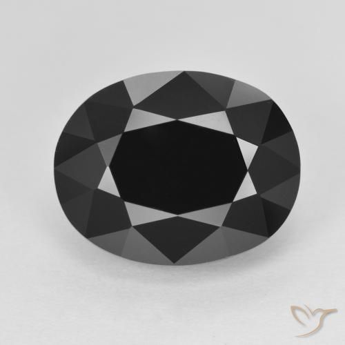 9.76ct Natural Chorlo turmalina, Ovalada, Opaco