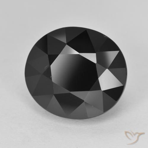 Turmalina Chorlo natural de 10.46 ct, Ovalada, Opaco
