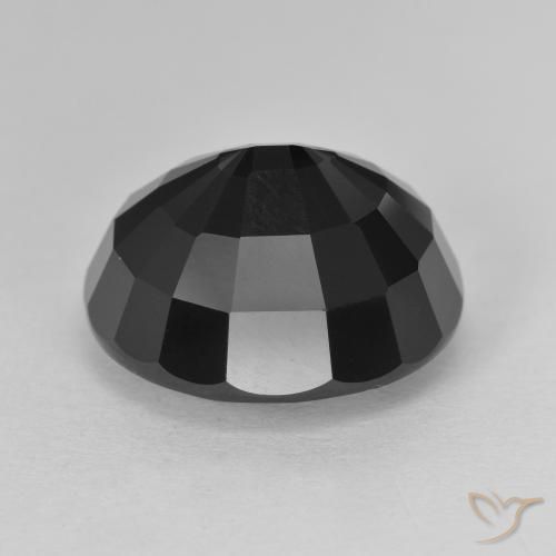 Turmalina Chorlo natural de 10.46 ct, Ovalada, Opaco