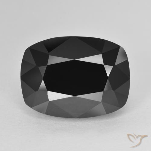 12.24ct Natural Chorlo Turmalina, Forma Cojín, Opaco