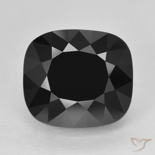 9.04ct Natural Chorlo Turmalina, Forma Cojín, Opaco