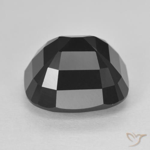 Turmalina Chorlo natural de 9.04 ct, Forma Cojín, Opaco