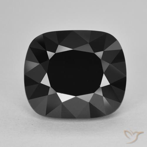 8.45ct Natural Chorlo Turmalina, Forma Cojín, Opaco