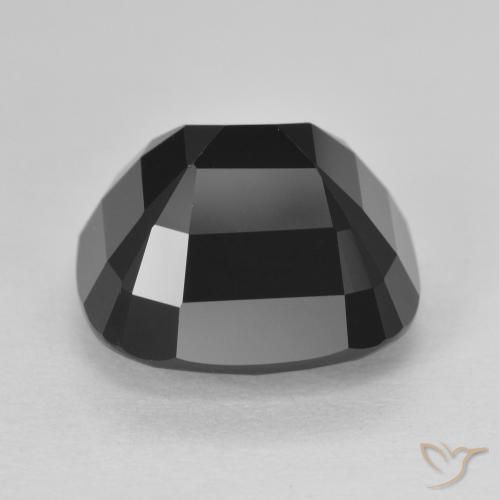 Turmalina Chorlo natural de 8.45 ct, Forma Cojín, Opaco