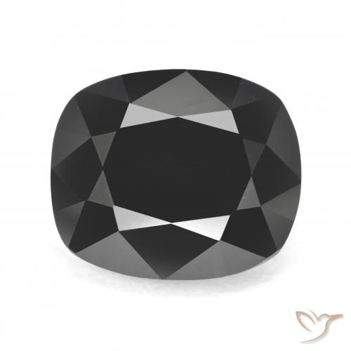 11.70ct Natural Chorlo Turmalina, Forma Cojín, Opaco