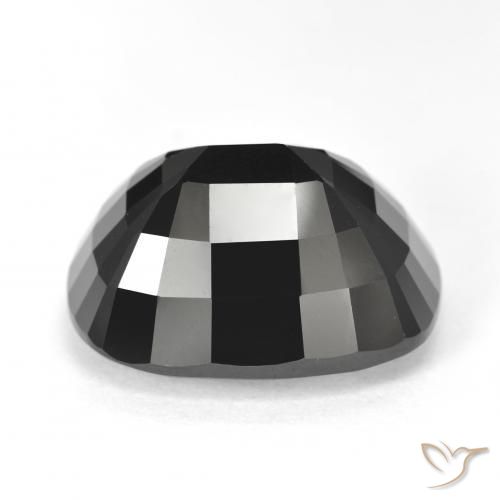 Turmalina Chorlo natural de 22.56 ct, Forma Cojín, Opaco